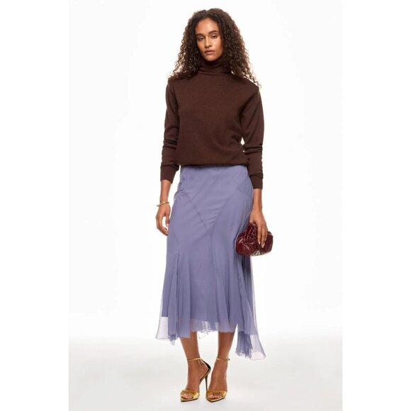 Polo by Ralph Lauren Lavender Silk Skirt